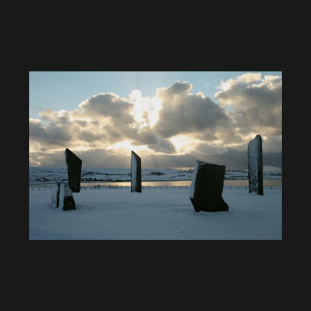 Stenness in snow by orcadia