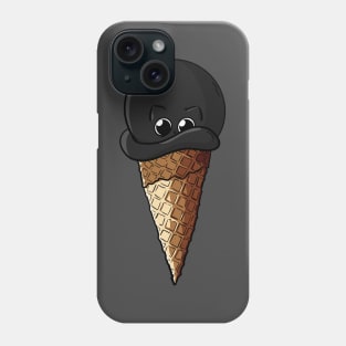 Ice Cream Black Cat Phone Case