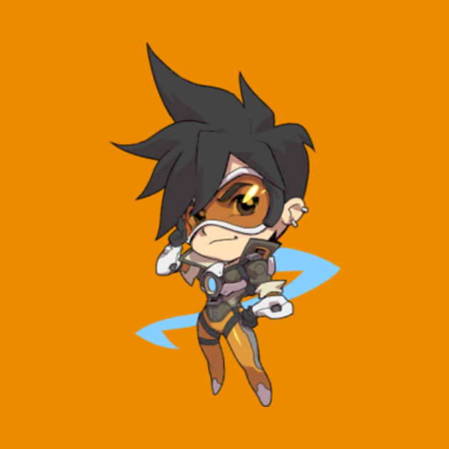 Overwatch Tracer Cute Spray - Overwatch - Kids T-Shirt | TeePublic