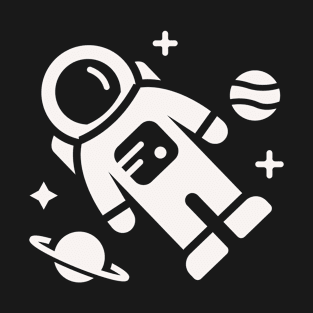 Astronaut And Planets T-Shirt