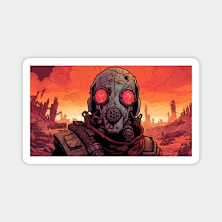 Post Apocalyptic Psycho Survivor Magnet