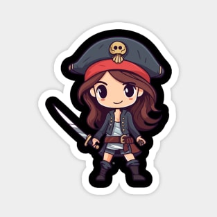 Pirate Girl Birthday Party Magnet
