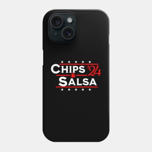 Chips And Salsa '24 Funny 2024 Election meme Funny Chips & Salsa '24 Phone Case