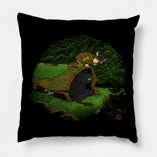 The Viking and the Dragon Pillow