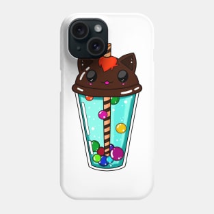 Bubble Tea Cat Phone Case