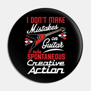 Vintage Rock-n-Roll Guitar - Spontaneous Action Pin