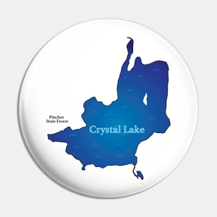 Crystal Lake Pennsylvania Pin