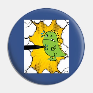 Kite Motif Child Funny Kite Pin