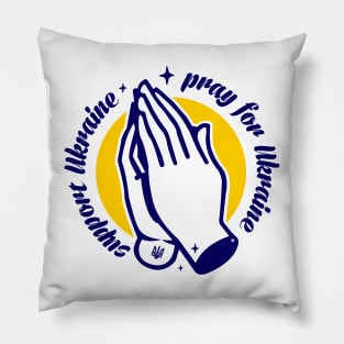 Support Ukraine, Pray for Ukraine Pillow