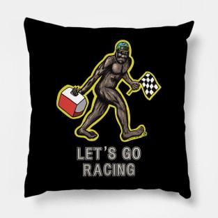 Bigfoot Let’s Go Racing Pillow