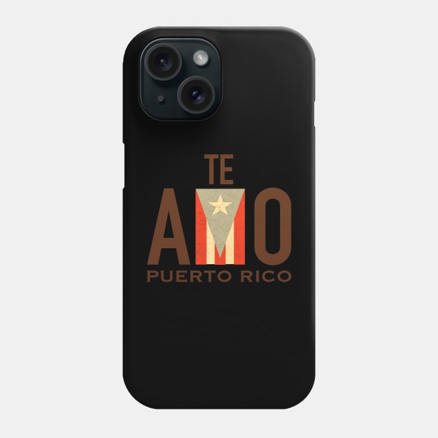 Te Amo Puerto Rico Phone Case by SoLunAgua