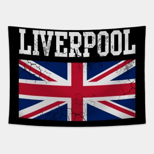 Liverpool United Kingdom Union Jack England Tapestry