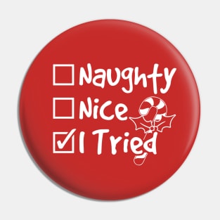 Naughty or Nice? Pin