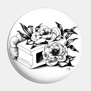 Floral Brick Pin