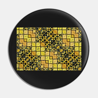 Quilted Daffodils Pin