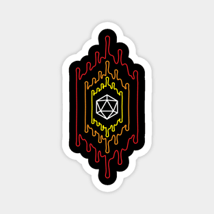 D20 DnD Abyss Portal Magnet