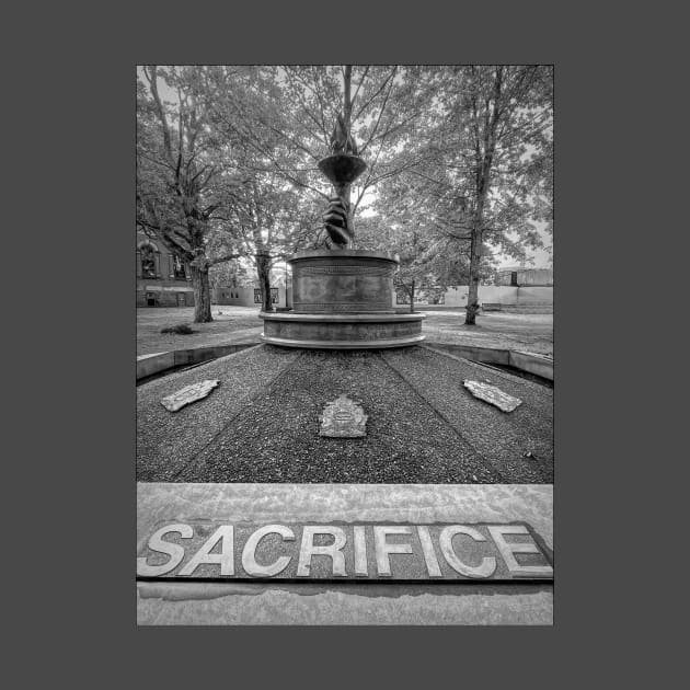 Charlottetown Memorial Fountain Sacrifice by Debra Martz