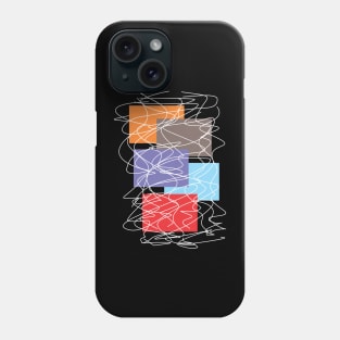 Square Shape with line art Phone Case