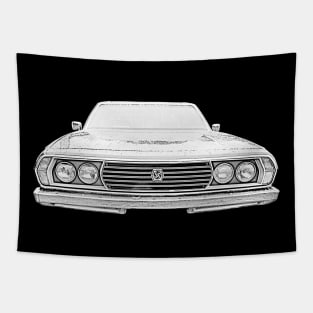 Leyland P76 1970s Australian classic car monochrome Tapestry