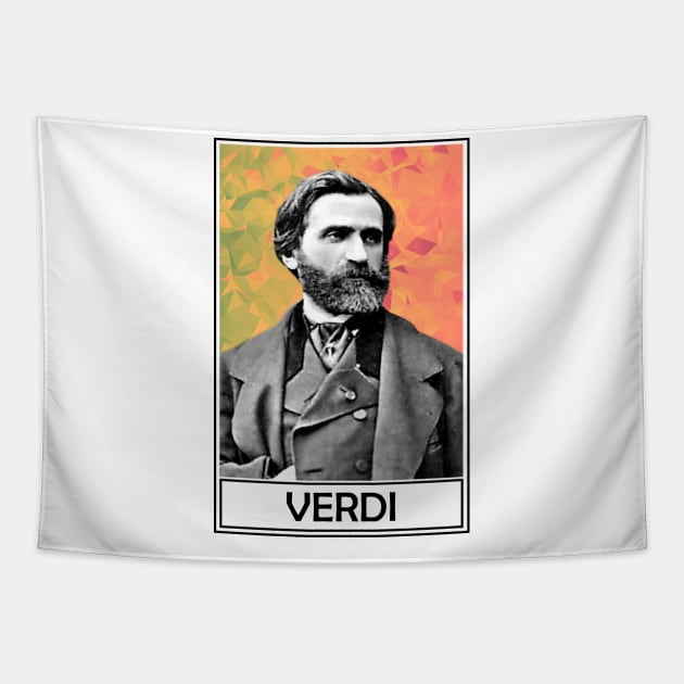 Giuseppe Verdi Tapestry by TheMusicophile