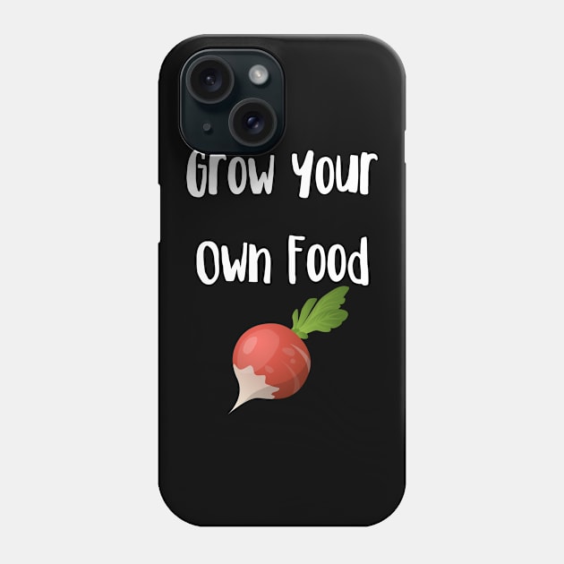 Grow your own food Phone Case by Lin Watchorn 