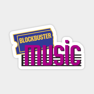 Blockbuster Music - Defunct Music Store Magnet