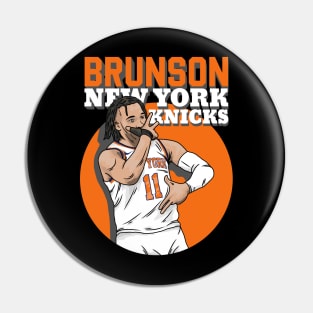 Jalen Brunson Knicks Celebration Pin