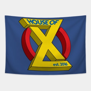 HouseOfX-GroupShirt by Neon Horror Tapestry