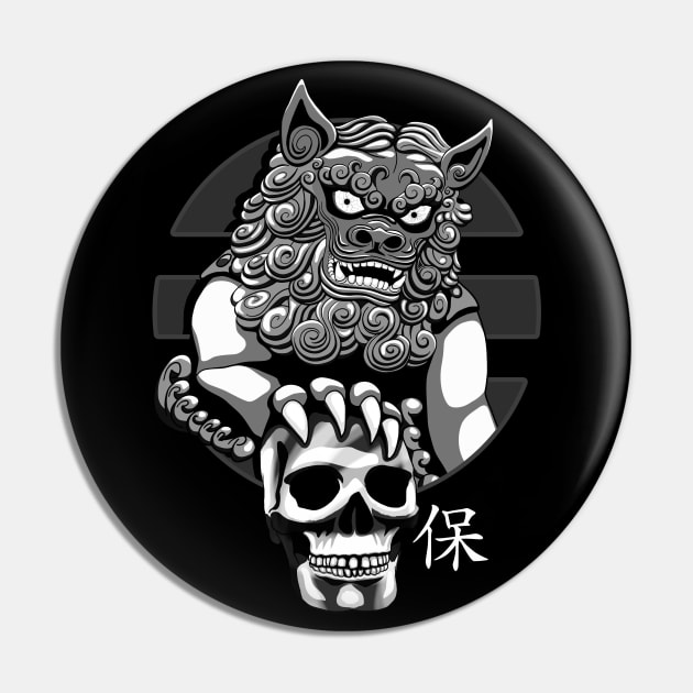 Chinese Gardian Lion | Foo Dog Pin by TMBTM