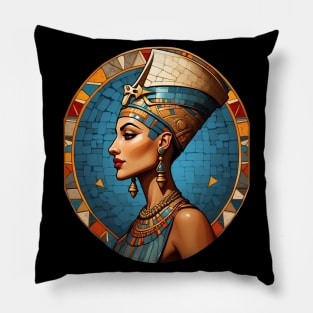 Queen Nefertiti Ancient Egypt Pillow