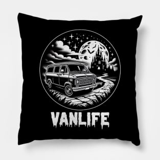 Gothic Vanlife castle Pillow