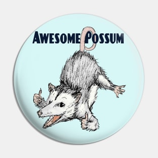 Awesome Possum Pin