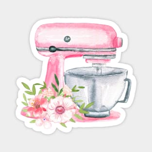 Pink Mixer Kitchen Cooking Tools Magnet