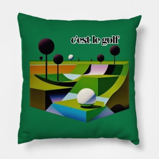 c'est le golf Pillow