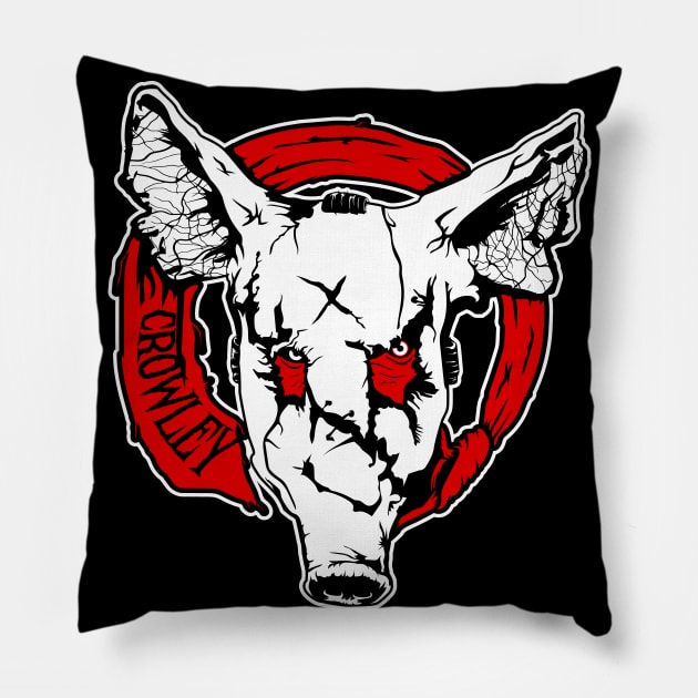 Jacksyn Crowley "Mask & Tie" Pillow by Cabin_13