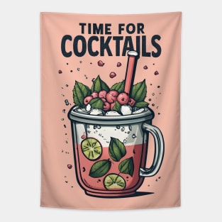 Time For Cocktails Tapestry