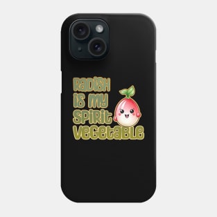 Radish is My Spirit Vegetable Phone Case