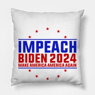 Impeach Biden 2024 Pillow