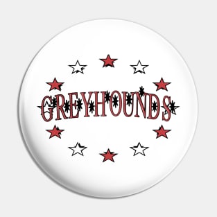 Greyhounds logo. Pin