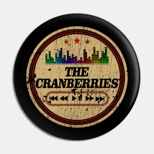 Graphic The Cranberries Name Retro Distressed Cassette Tape Vintage Pin