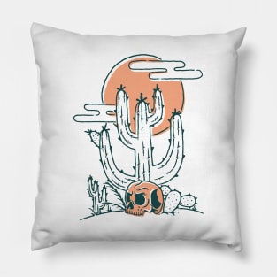 Skull & Cactus Pillow