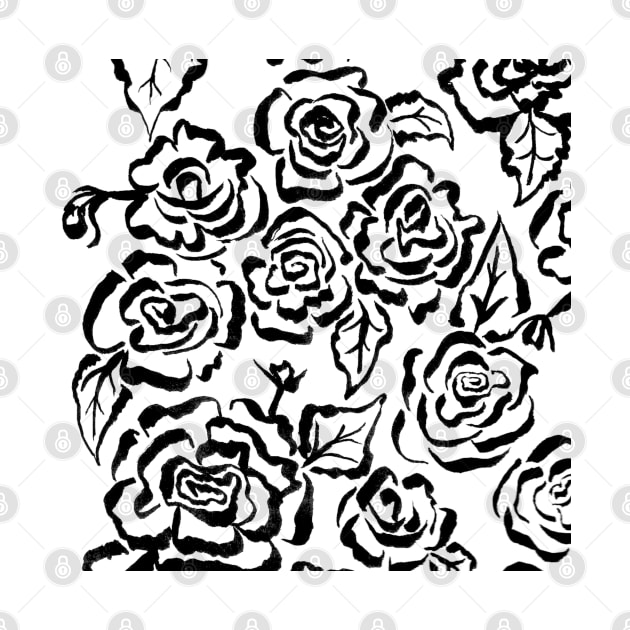 Line Roses by Art of V. Cook