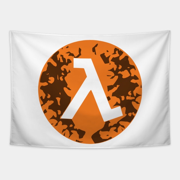 Half-Life Stylized Logo (CLASSIC LAMBDA) Tapestry by SPACE ART & NATURE SHIRTS 