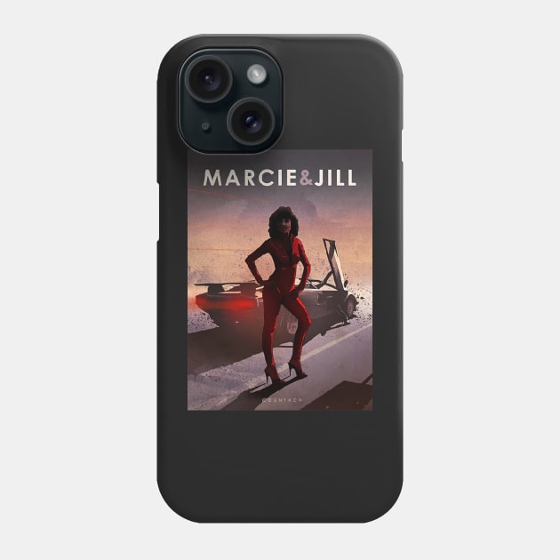 Cannonball Run Marcie and Jill - Lamborghini Countach - Car Legends Phone Case by Great-Peoples