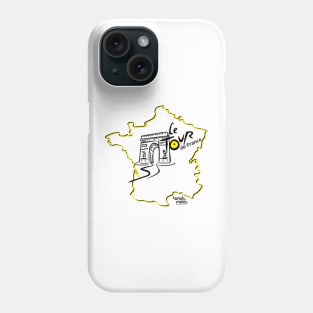 Tour de France -  Champs Elysees Phone Case