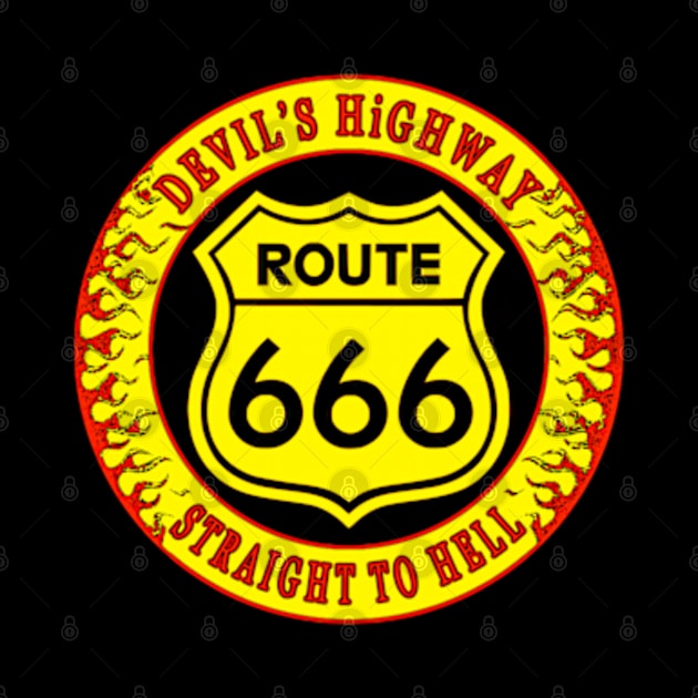 Route 666 Colour by CosmicAngerDesign