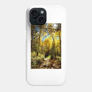 Golden Aspen Groves in Colorado Phone Case