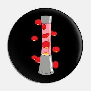 Groovy retro Lava Lamp Pin