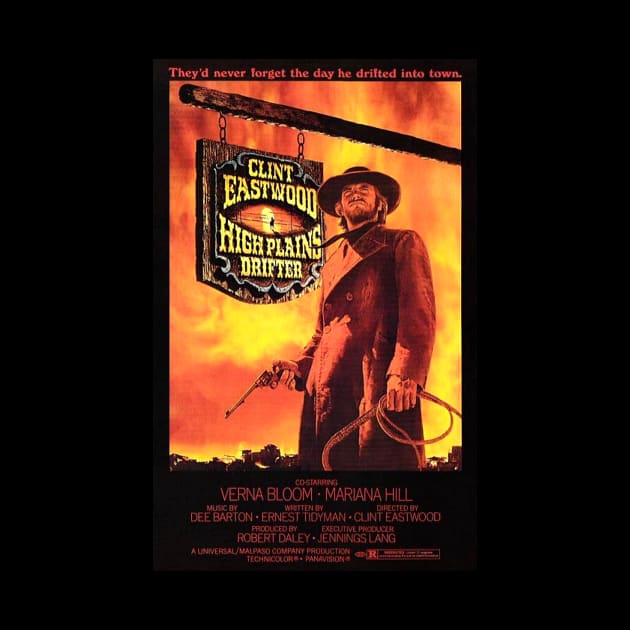 Classic Western Movie Poster - High Plains Drifter by Starbase79