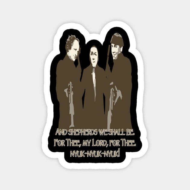 Boondock Stooges Magnet by VintageGrim